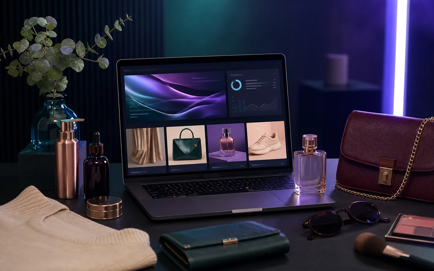 Produits et tableau de bord d’une campagne e-commerce
