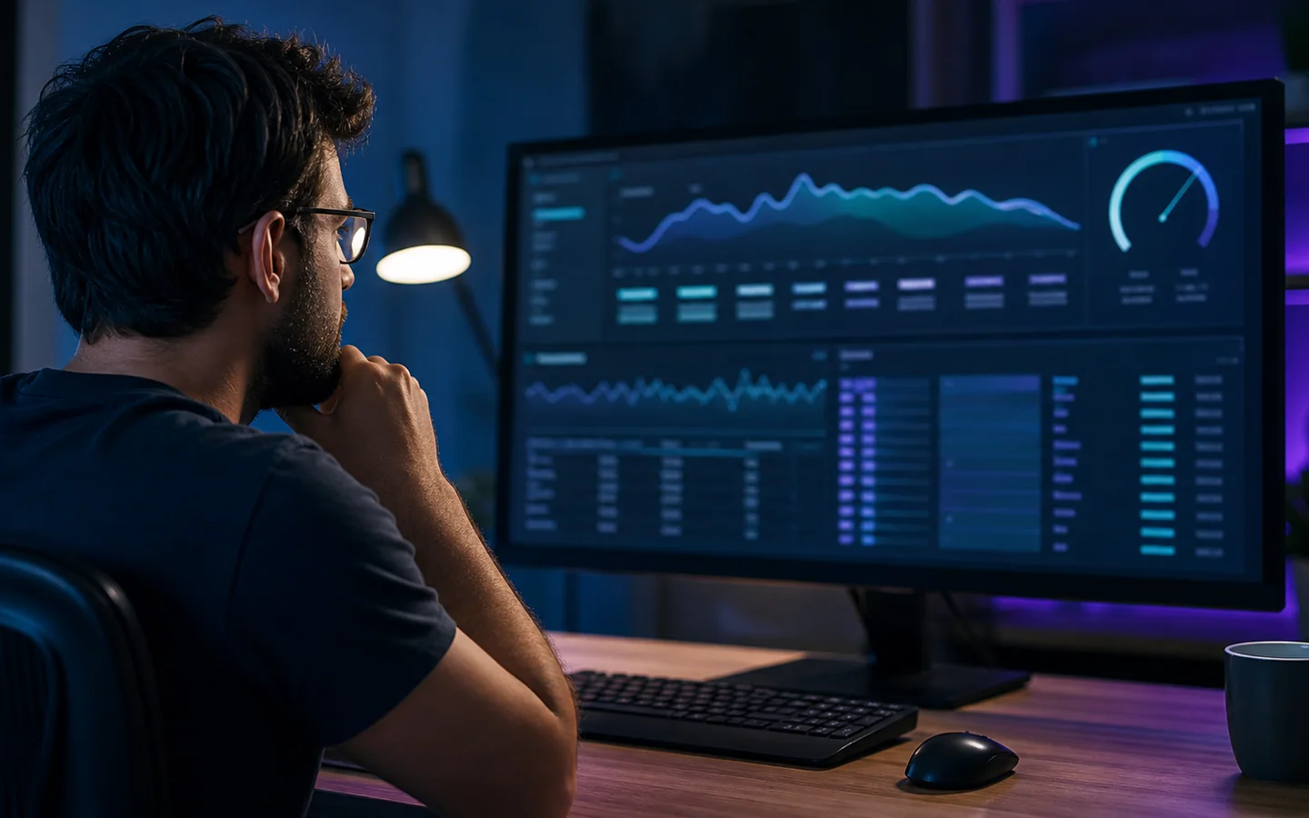 Spécialiste web contrôlant la performance et l’indexation d’un site